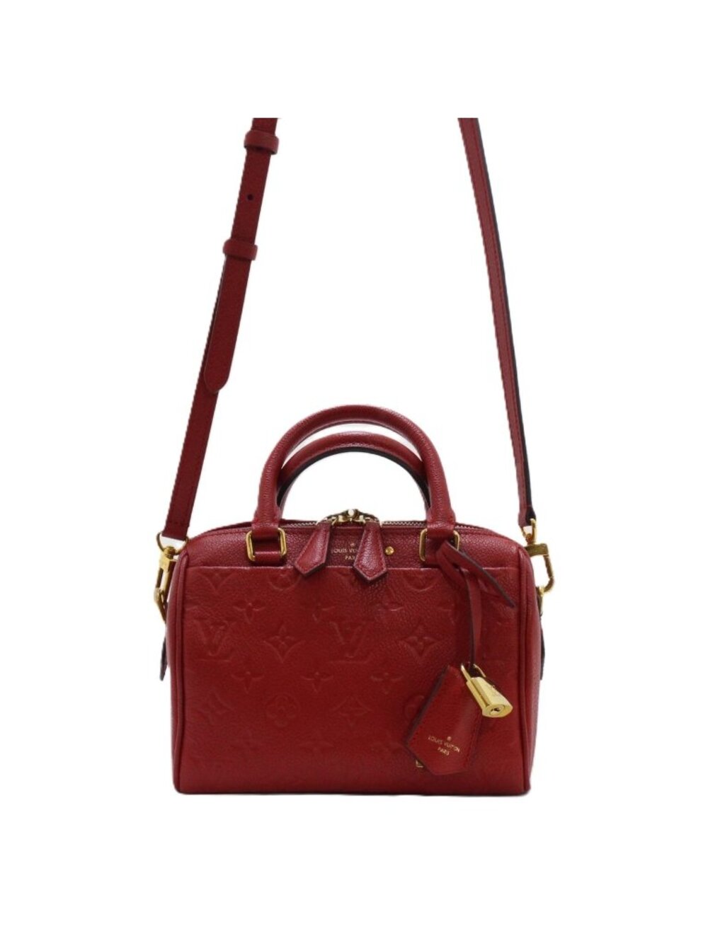 Louis Vuitton Handbag Monogram Empreinte Red